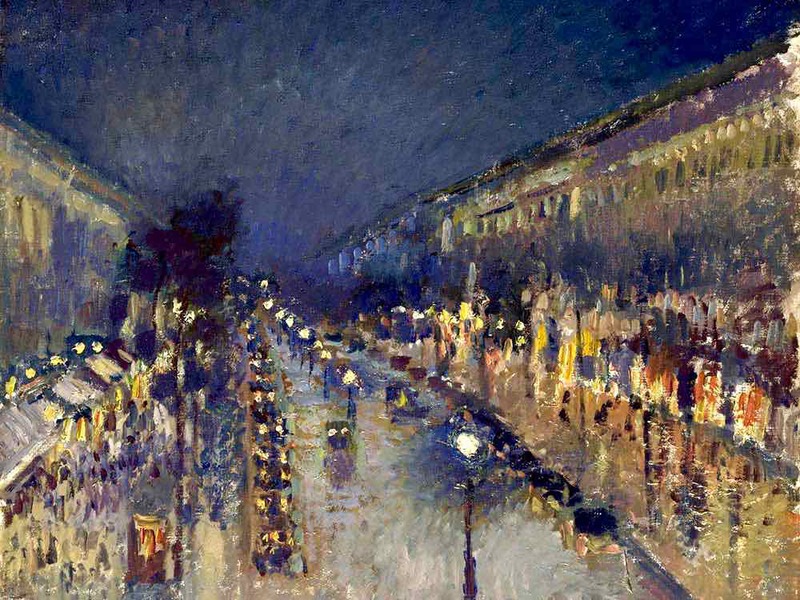 Boulevard Montmartre at Night (1897)