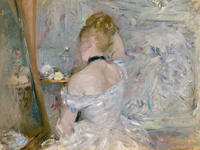 Berthe Morisot's Woman at her Toilette