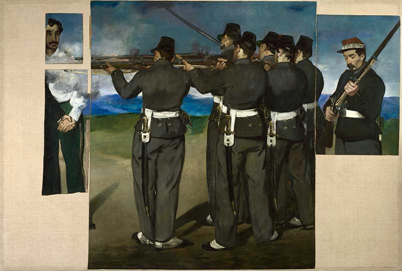 Manet's The Execution of Maximilian (1867-8)