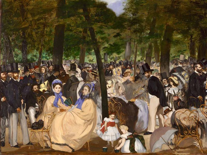 Manet's Music in the Tuileries (1862)
