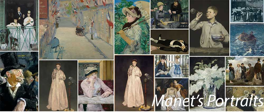 A selection of Manet's portraits