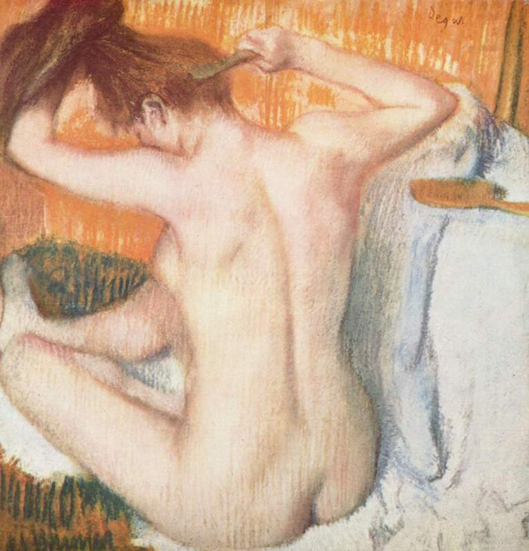 Degas' Woman Combing her Hair