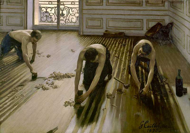 Caillebotte's The Floor Scrapers (1875)