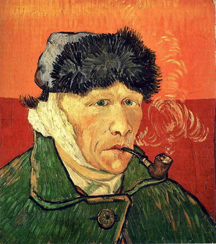 Van Gogh's Self-Portrait with a Bandaged Ear and Pipe