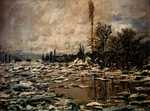 The Break-up of the Ice by Claude Monet in 1880, rejected by the judging panel at the Salon
