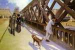 Caillebottes 'Le Pont de l’Europe’ was relatively conventional. Nevertheless, his pale palette and the use of high contrast in his paintings still stirred indignation.