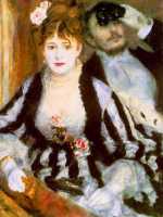 Renoir's La Loge (The Theatre Box) is one of the most captivating works in Courtauld Impressionists