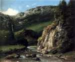 'Stream in the Jura Mountains (The Torrent)' by Gustave Courbet, 1872–73, Honolulu Museum of Art