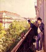 Cailllebotte's Balcony, one of his 17 entries for the Seventh Exhibition