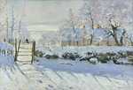 Claude Monet's The Magpie, his best known snowscape, was rejected by the 1869 Salon Jury.