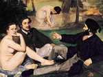 The models at the centre of Manet's first controversial work