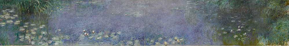 One of the vast Water Lilies series now found in the Musee de l'Orangerie