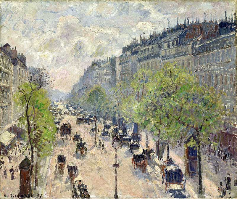 Boulevard Montmartre in Spring