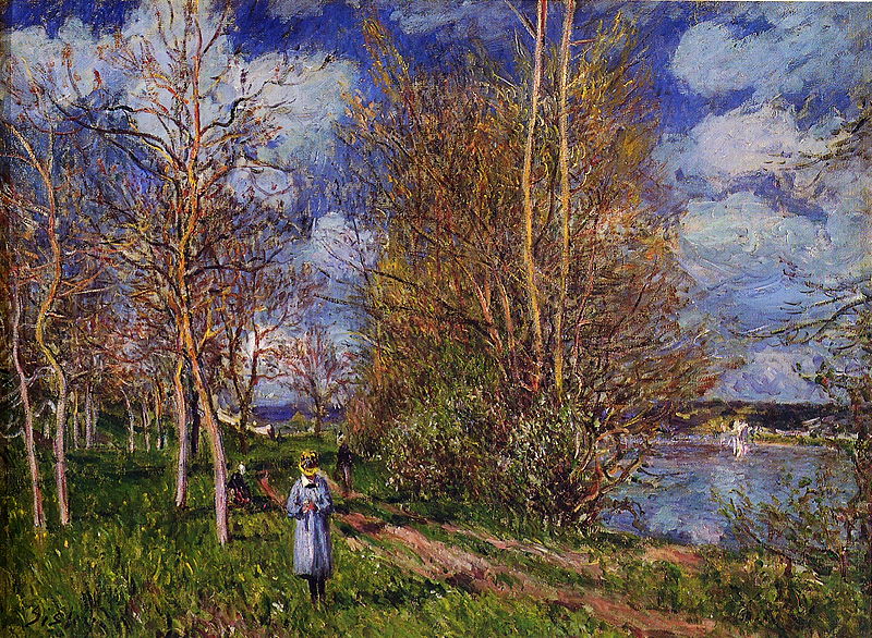 Sisley's the Small Meadows in Spring (1880)