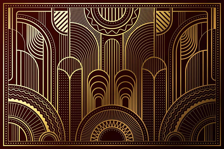 Art Deco patterns (image from freepik)