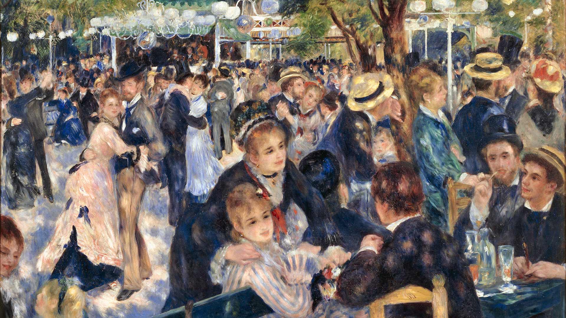 Renoir's Moulin de la Galette Zoom background