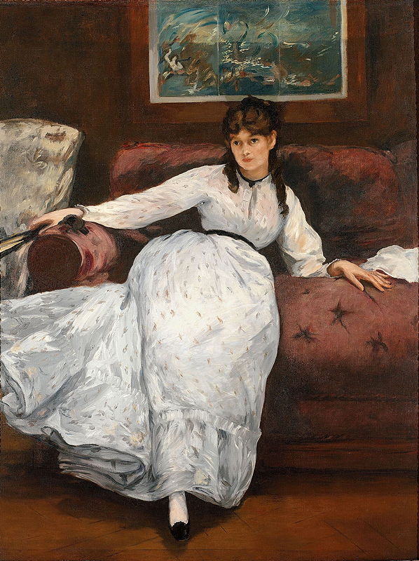 Manet's Le Repos, featuring Berthe Morisot
