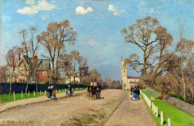 Camille Pissarro's The Avenue, Sydenham