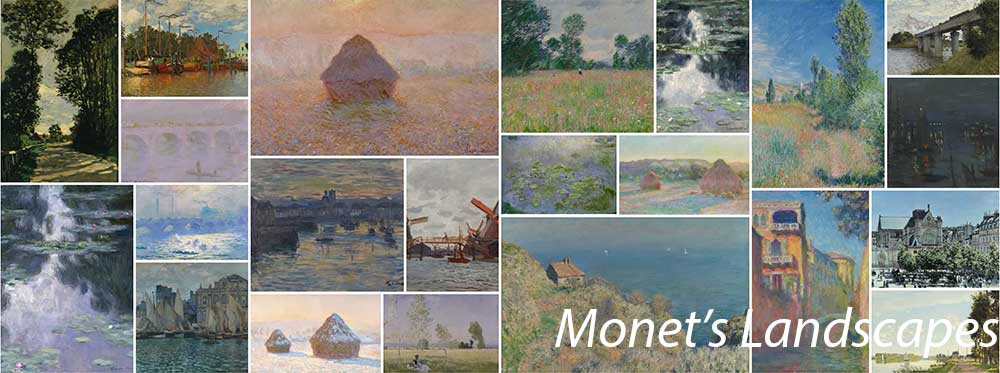 A selection of Monet's landscapes