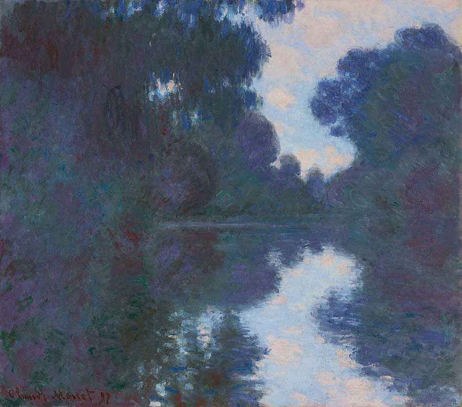 Monet's Matinée sur la Seine, temps net