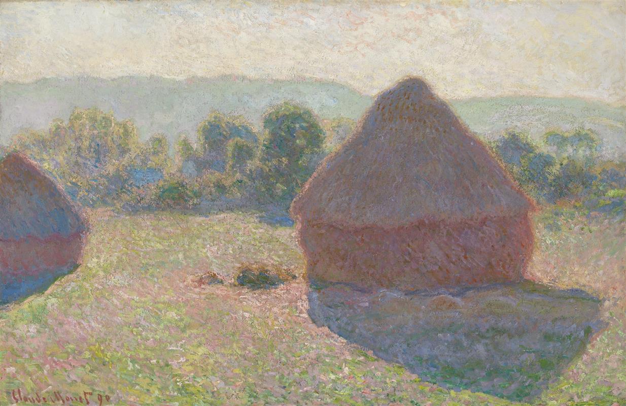 Monet's Haystacks (Midday)