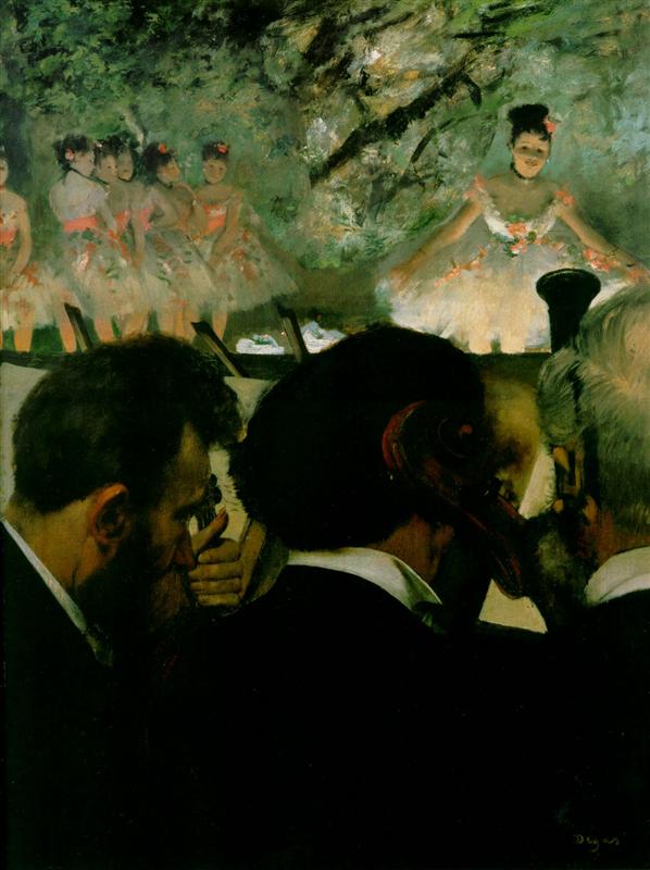 Orchestra Musicians, Edgar Degas (1872)