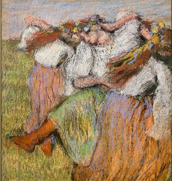 Degas' Ukrainian Dancers