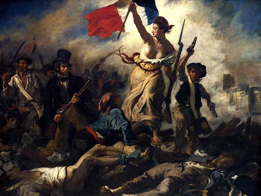 Delacroix's Liberty Leading the People (1830)