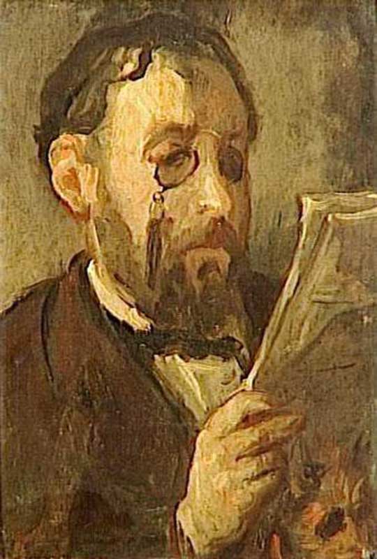This Desboutin portrait of Degas from 1894 is a rare image of Degas with spectacles.