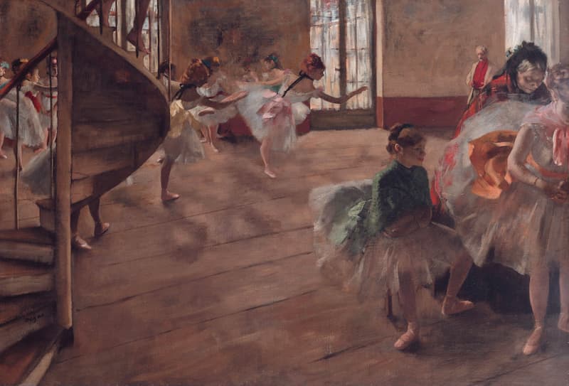 The Rehearsal (1874) by Edgar Degas