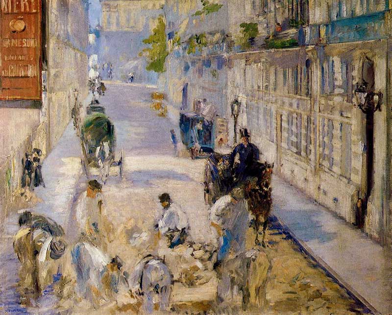 Edouard Manet's The Road-Menders (1878)