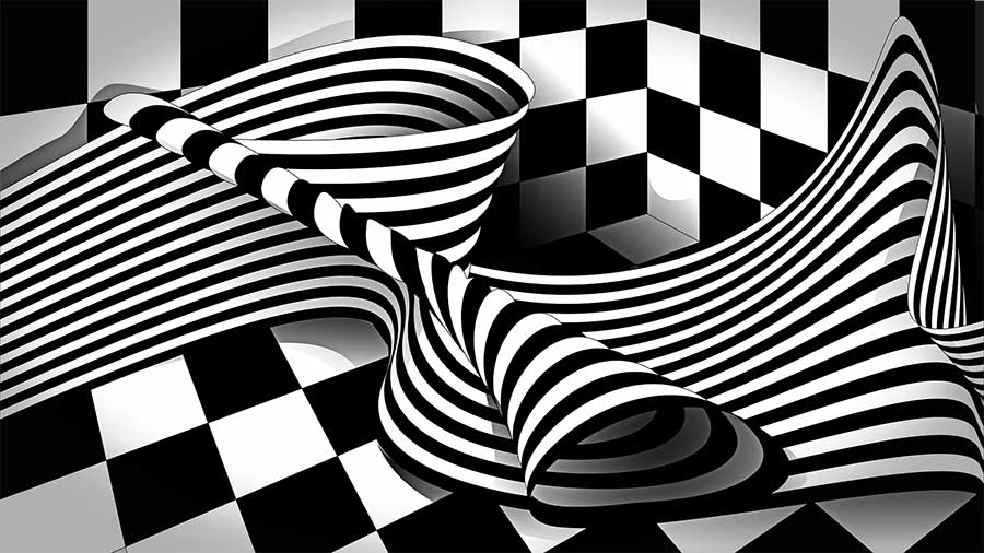 An example of Op Art