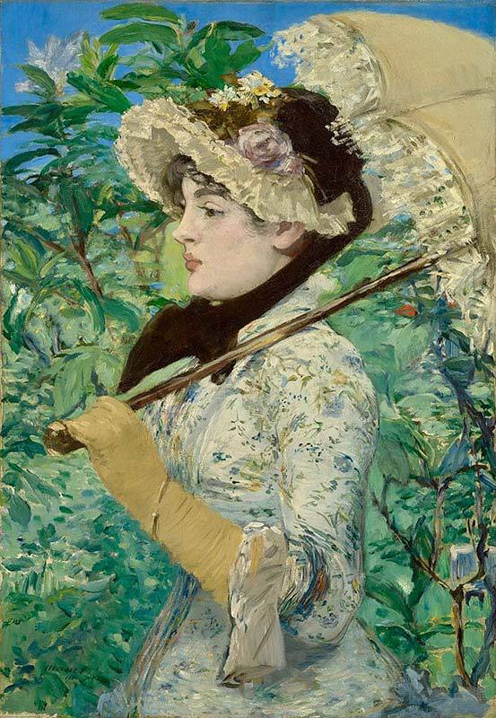 Edouard Manet's Spring.  Sadly,  Manet died before he managed to complete the other seasons.