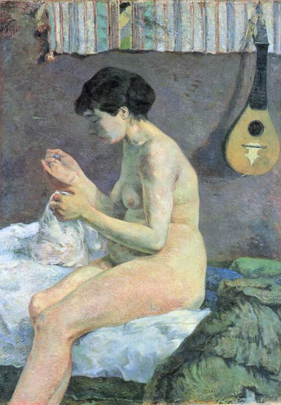 Susan Sewing is one of Gauguin's finest impressionist works. 