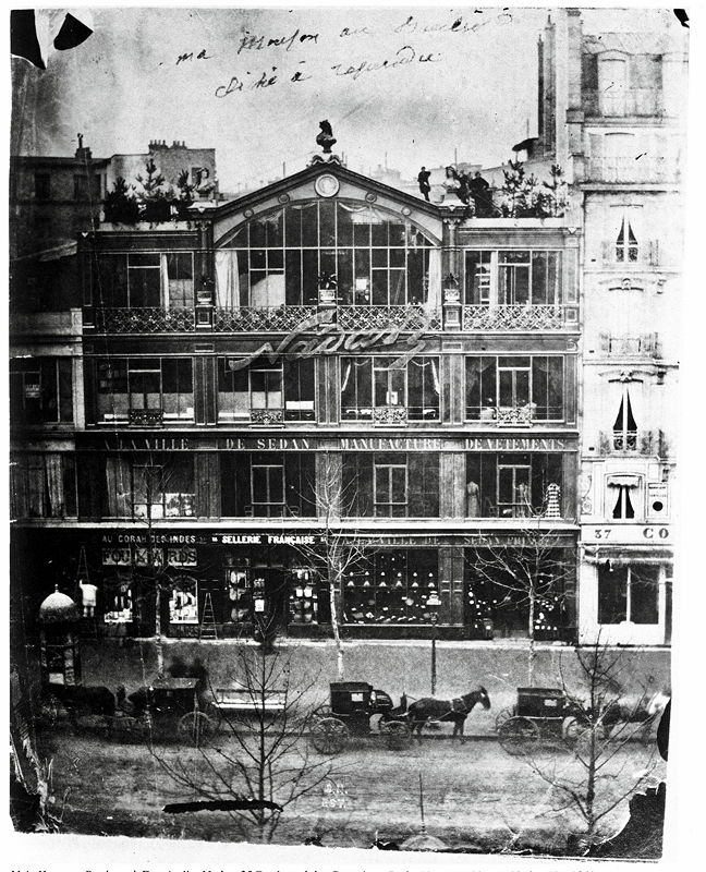 Nadar's Atelier on 35 Boulevard Des Capucines in 1860, the perfect venue for the first impressionist exhibition.