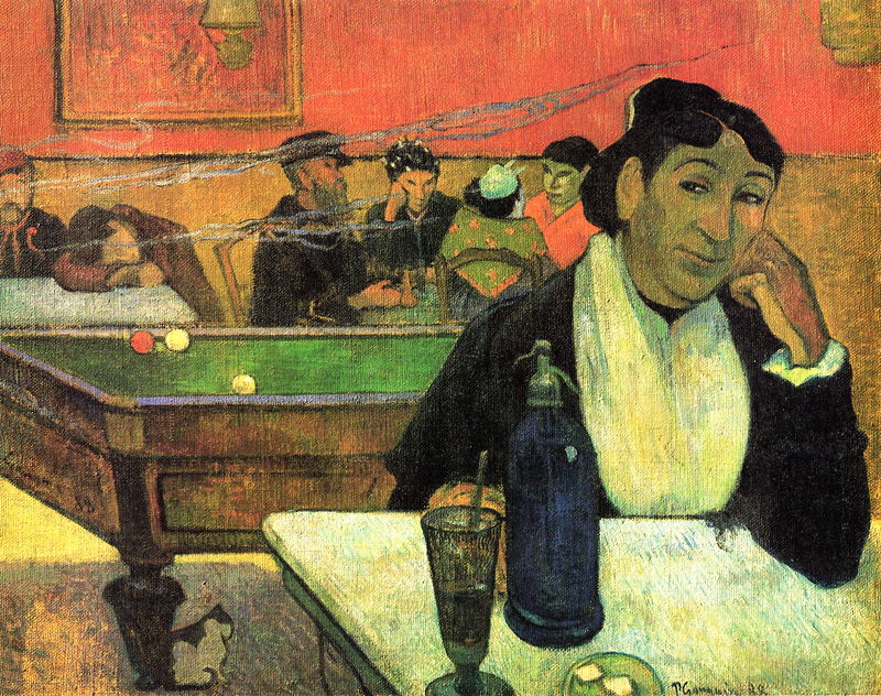 Gaugin's more muted Night Cafe