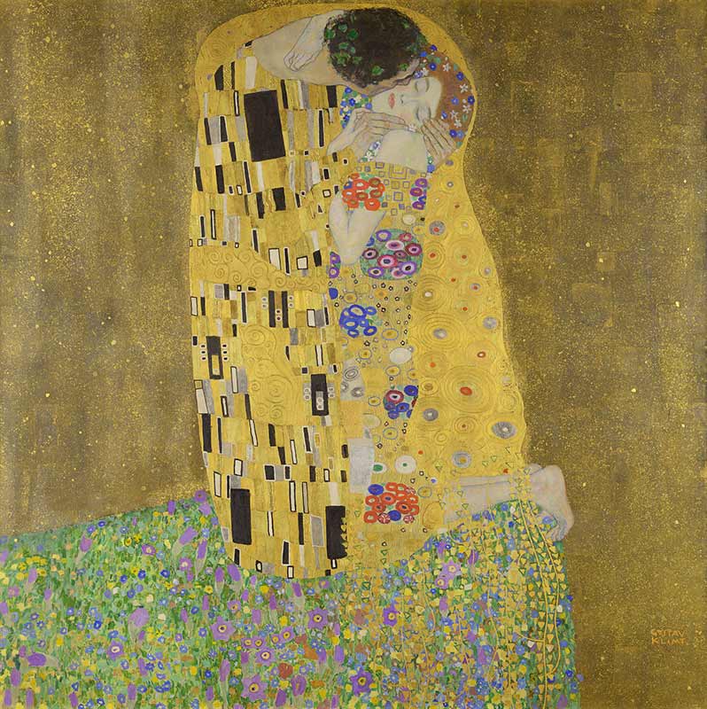 Klimt's The Kiss