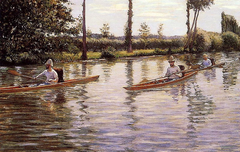 Caillebotte's Boating on the Yerres