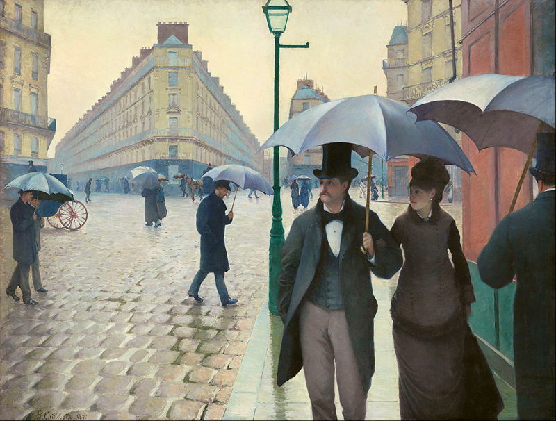 Caillebotte's Paris Street: Rainy Day (1877)