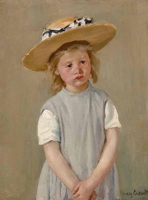 Cassatt's Girl in a Straw Hat
