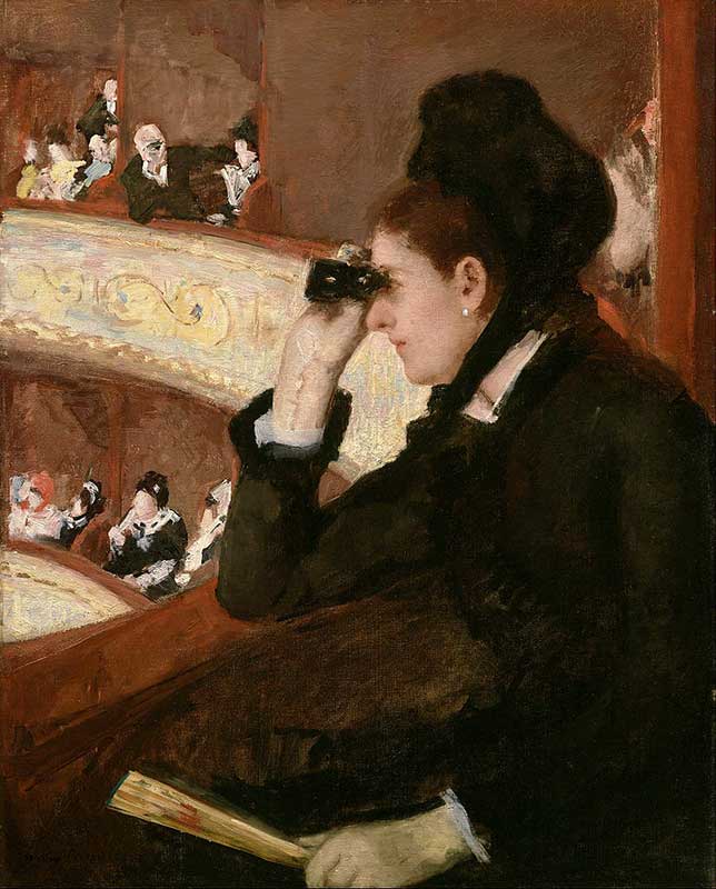 Mary Cassatt's In the Loge (1878)