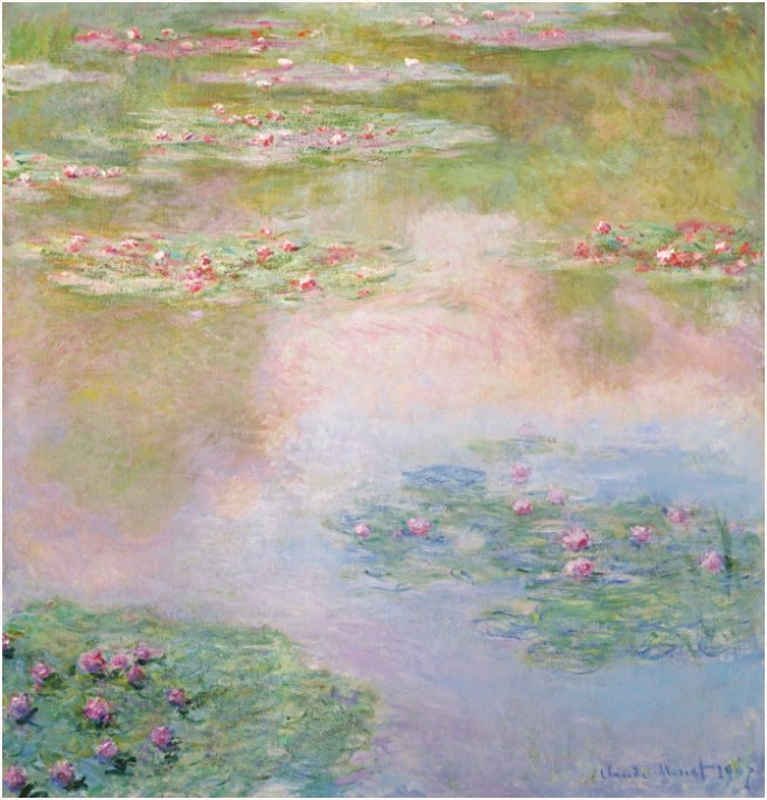Monet's 1907 Nympheas