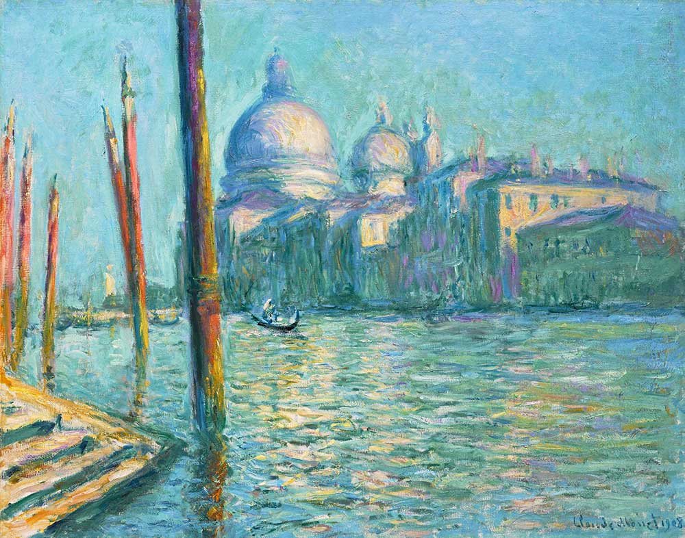 Monet's Le Grand Canal et Santa Maria della Salute
