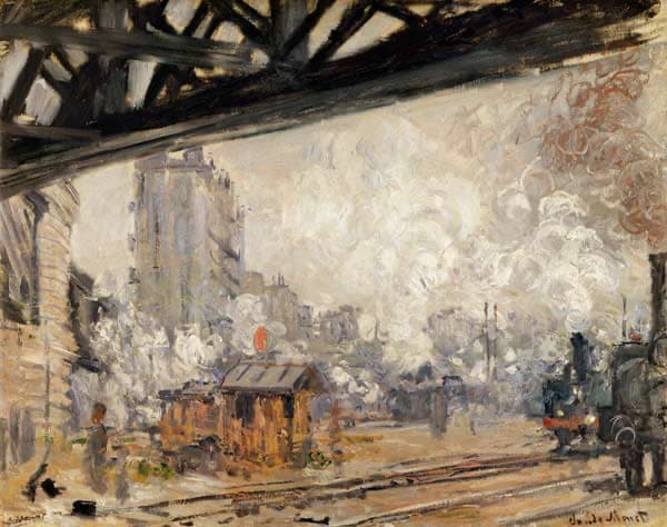 Monet's La Gare Saint-Lazare, vue extérieur