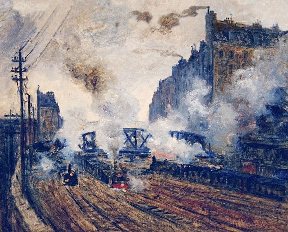 Monet's La Tranchée des Batignolles