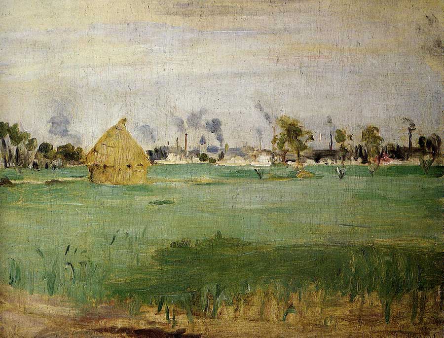 Morisot's Landscape at Gennevilliers