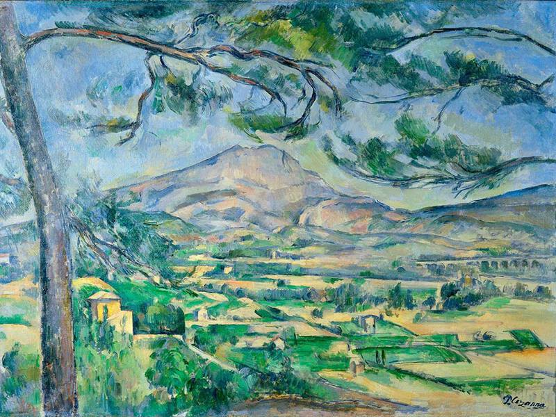 One of the 60+ works Cezanne painted of Mont Saint-Victoire, in his beloved Provence