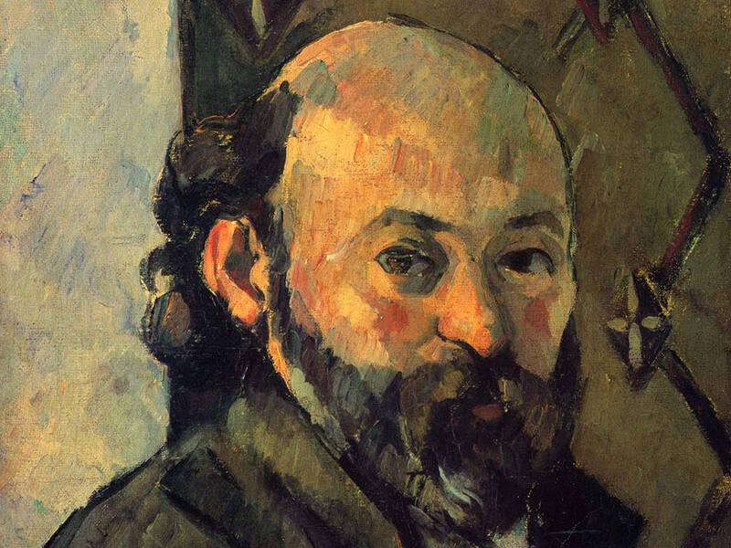 A cropped version of Cezanne's Self-Portrait (1880-81)