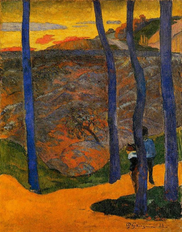 Gauguin's Blue Trees (1888)
