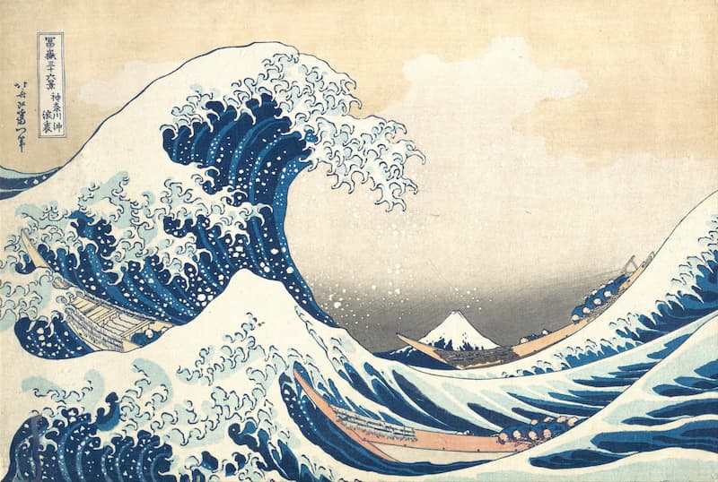 Hokusai's work provided Gauguin's inspiration